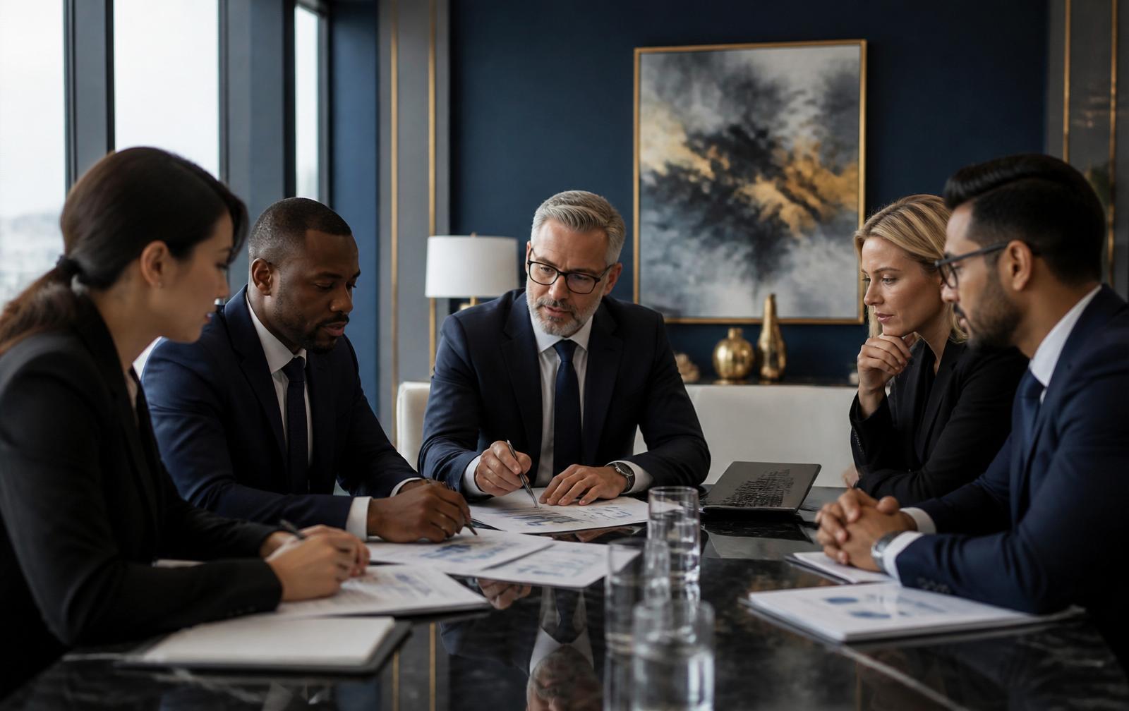 Ryker Consulting team in a strategy session